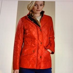 Barbour cavalry polarquilt store jacket red